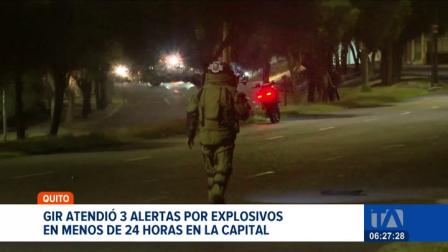 La capital registró una jornada de alta tensión tras reportarse múltiples amenazas de bomba en distintos sectores. Un reportaje de Brigette Mancheno