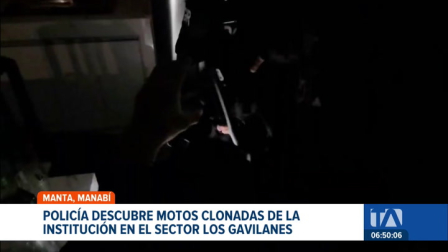 Unidades de inteligencia de la Policía descubrieron motos clonadas de la institución. Se activó un operativo en Manabí para dar con los responsables. Un reportaje de Catalina García