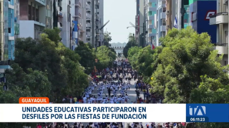 Guayaquil se llena de música, danza y color en el arranque de las festividades por sus 491 años de Fundación. Un reportaje de Ricardo Cruzatty