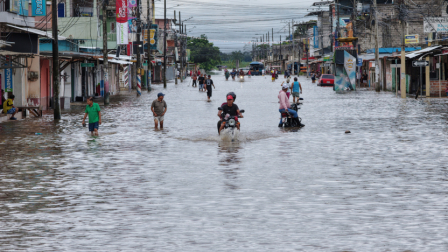 Fuertes lluvias se registraron en distintos puntos de Ecuador en lo que va de 2026.