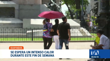 El Inamhi emitió una alerta climática para el Guayaquil, los ciudadanos deberán tomar precauciones ante una intensa ola de calor. Un reportaje de Ricardo Cruzatty