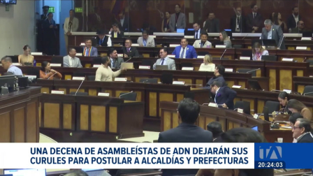La bancada oficialista aseguró que los legisladores suplentes están listos para asumir las curules vacantes durante los comicios de noviembre. Un reportaje de Brigette Mancheno