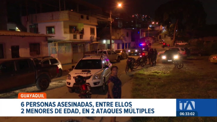 La ola de violencia no da tregua en Guayaquil. Durante las últimas 48 horas se reportaron dos asesinatos múltiples, entre las víctimas mortales colaterales se encuentran dos menores de edad. Un reportaje de Jazmín Solís