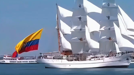 Así fue el majestuoso paso del Buque Escuela Guayas en Nueva York por el aniversario de EE.UU.