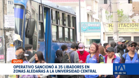 Autoridades desplegaron un contingente para combatir el mal uso del espacio público y los focos de inseguridad en el norte de Quito. Un reportaje de Brigette Mancheno