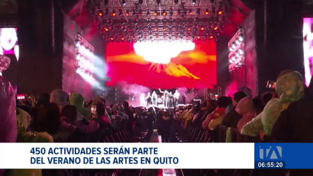 La Secretaría de Cultura del Municipio de Quito presentó la agenda oficial del "Verano de las Artes". Se planificaron 450 actividades. Un reportaje de Stephany Paz