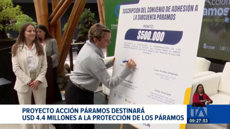 Se oficializó una iniciativa ambiental orientada a la conservación y protección de las fuentes hídricas y páramos del país. Un reportaje de Nathaly Jiménez