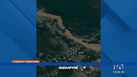 Organismos de socorro como el Ejército, Policía y Bomberos continúan trabajando en la zona cero tras dos días del desastre ambiental. Un reportaje de Belén Merizalde