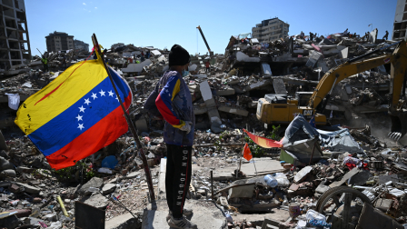 Así lucen los edificios destruidos en La Guaira, Venezuela, tras dos terremotos del 24 de junio.