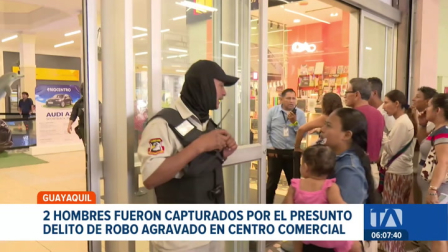 Las autoridades mostraron los resultados del operativo tras el  ataque armado registrado en un centro comercial del sur de Guayaquil. Un reportaje de Jazmín Solís