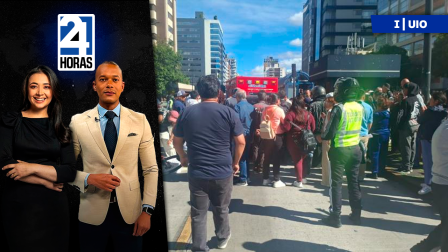 Revise las noticias más destacadas de Quito en la Primera Emisión del Noticiero 24 Horas de este miércoles 8 de julio del 2026. Andrea Samaniego  y Juan Miguel Rodríguez.