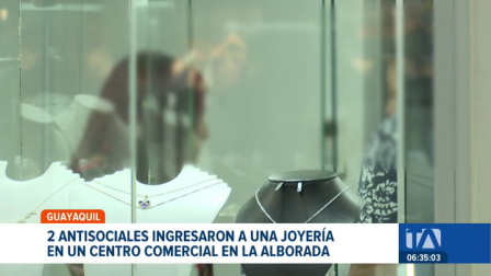 La delincuencia azota al norte de Guayaquil con tres robos reportados en menos de 24 horas. El golpe más fuerte ocurrió en un local de joyas. Un reportaje de Camila Guevara