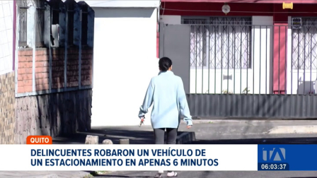 El robo de vehículos en estacionamientos privados y zonas residenciales de Quito no para. Un video muestra como roban un carro en apenas seis minutos. Un reportaje de Gustavo Jaramillo