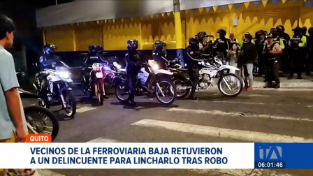 Moradores del sur de Quito se organizaron para detener a un hombre implicado en el asalto a un local comercial de la zona. Un reportaje de Gustavo Jaramillo