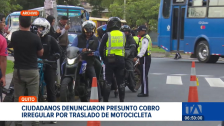 Una denuncia ciudadana expone un presunto cobro irregular por trasladar una motocicleta retenida hacia los patios de Turubamba, en el sur de Quito. Un reportaje de Juan Miguel Rodríguez