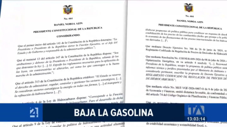 El Gobierno emitió un decreto ejecutivo para contrarrestar las variaciones internacionales, fijando una reducción de cinco centavos. Un reportaje de Astrid Singre