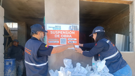 La AMC realizó controles en las obras que están en construcción en todo el Distrito Metropolitano.