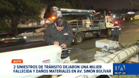 La imprudencia y el exceso de velocidad empañaron las vías de Quito este jueves con una serie accidentes. Se reportó una persona fallecida. Un reportaje de Brigette Mancheno