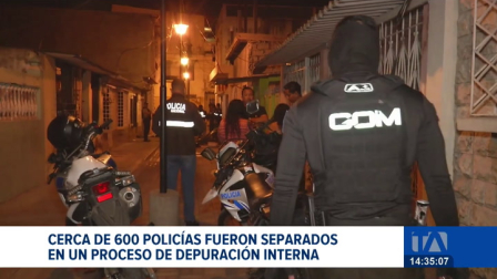El ministro Reimberg informó que alrededor de 600 uniformados han sido separados de las filas policiales en un proceso de depuración interna. Un reportaje de Karen Haro