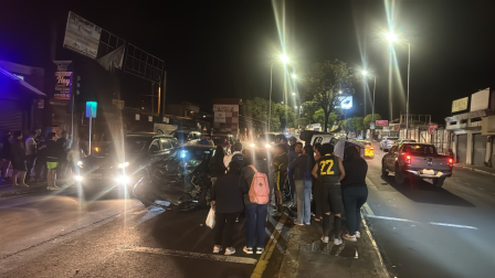 Un siniestro de tránsito en la av. Interocéanica provocó el cierre de esta vía la noche del domingo 12 de julio.