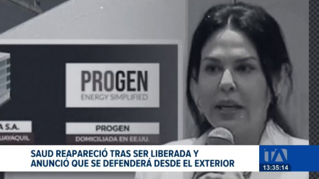 La implicada en el caso Apagón emitió un mensaje desde España donde asegura que se defenderá afuera y señala presunto peculado de funcionarios. Un reportaje de Fausto Yépez