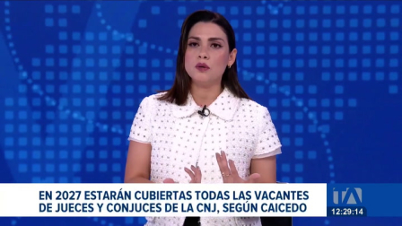 La presidenta del organismo confirmó el plazo para llenar los cargos de jueces, al tiempo que evaluó la depuración y la ejecución del gasto. Un reportaje de María Fernanda Utreras