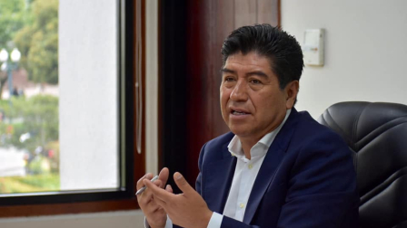 Jorge Yunda es precandidato para la alcaldía de Quito.