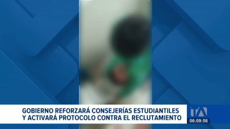 Con el objetivo de blindar las unidades educativas de la violencia, el Minedec ampliará el número de psicólogos y consejeros estudiantiles. Un reportaje de Nathalie Jiménez