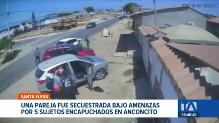 Cámaras de video captaron el momento en el que una pareja fue secuestrada. La mujer se encuentra en estado de gestación. Un reportaje de Camila Guevara