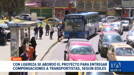 Denuncian falta de transparencia en el debate sobre el incremento de la tarifa y las compensaciones al transporte público de Quito.  Un reportaje de Stephany Paz