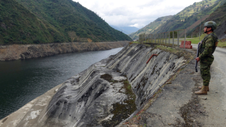 El estiaje pone en riesgo la generación eléctrica en Ecuador.