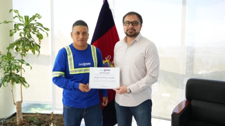 Emaseo reconoce la acción de su trabajador