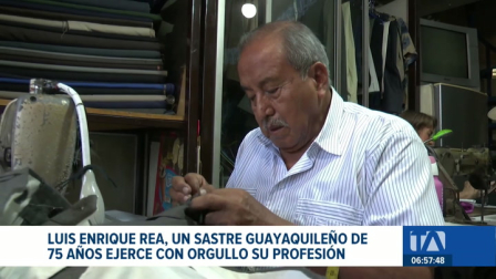 Hoy resaltamos la labor de los oficios tradicionales de Guayaquil. Conoce la historia de un profesional del diseño textil que destaca por su responsabilidad y calidez. Un reportaje de Jazmín Solís