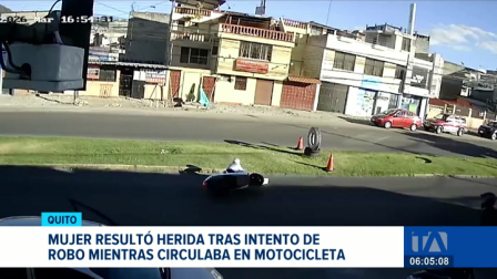 La mujer circulaba por la av. Alonso de Angulo cuando fue interceptada por hombres en moto que provocaron su caída para robar sus pertenencias. Un reportaje de Juan Miguel Rodríguez