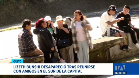 La familia de la joven pide respuestas tras perder su rastro en el sector del río Machángara. Las autoridades investigan a un amigo cercano. Un reportaje de Juan Miguel Rodríguez