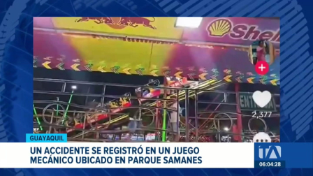 Autoridades intervinieron el parque de atracciones mecánicas ubicado en el norte de Guayaquil. Se revisó la validez de los permisos de funcionamiento. Un reportaje de Paula Kuhn