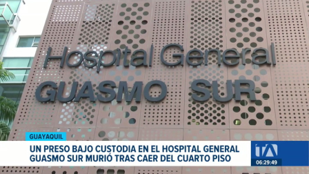 Preocupación en el Hospital Guasmo Sur tras el deceso de un recluso que se encontraba bajo custodia médica. Se investigan las circunstancias del hecho. Un reportaje de Camila Guevara