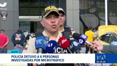 Operativos de la Policía permitieron desarticular una red dedicada al microtráfico en Quito. Seis personas fueron aprehendidas y se incautó paquetes de droga. Un reportaje de Nathalie Jiménez
