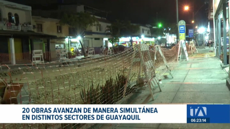 Intervenciones viales ejecutadas al mismo tiempo en varios frentes generan congestionamiento en Guayaquil. Ciudadanos cuestionan la falta de planificación. Un reportaje de Camila Guevara