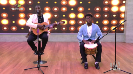 Poder Negro llega al set de esTAmañana para poner el ritmo del día con la energía y tradición de la bomba ecuatoriana.