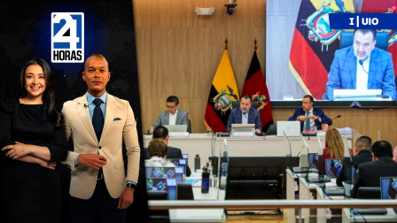 Revise las noticias más destacadas de Quito en la Primera Emisión del Noticiero 24 Horas de este viernes 24 de julio del 2026. Andrea Samaniego  y Juan Miguel Rodríguez.