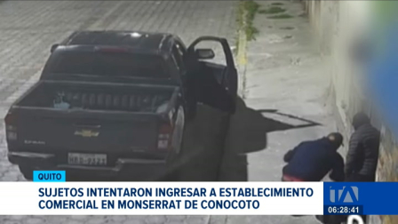 La organización vecinal en Conocoto impidió que delincuentes robaran un local comercial. Moradores alertan de una banda que opera en el sector. Un reportaje de Gustavo Jaramillo