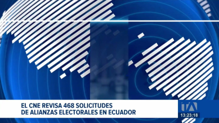 El CNE avanza en la revisión de las inscripciones presentadas por los movimientos y partidos políticos, 138 alianzas electorales fueron aprobadas. Un reportaje de Brigette Mancheno