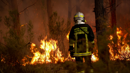 El megaincendio da una leve tregua, pero temen lo peor por nueva ola de calor