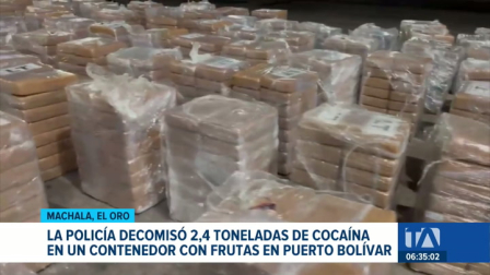 Un despliegue de la Policía permitió dar un golpe al tráfico de drogas. El mayor hallazgo de cargamento ilegal se registró en la provincia de El Oro. Un reportaje de Jazmín Solís