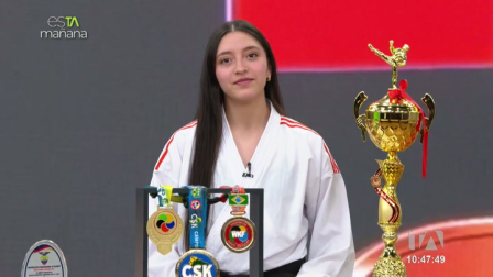 Amy López, karateca, comparte el camino que la llevó a conquistar el campeonato panamericano, demostrando que la disciplina y la perseverancia abren las puertas al éxito.