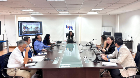 Equipo técnico de la Comisión Ciudadana de Selección encargada del proceso de renovación parcial se reunió el 22 de julio.