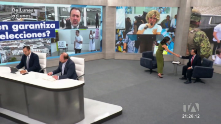 Entrevista a David Rosero, consejero del Cpccs, sobre la confianza del proceso electoral en De Lunes a Lunes