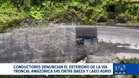 El mal estado de la capa rodadura y los baches a lo largo del tramo interprovincial son causa de constantes accidentes de tránsito. Un reportaje de Nathalie Jiménez