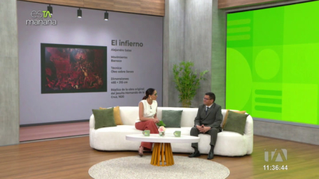 En Galería Viva, Juan Carlos Pinos, restaurador y museólogo, nos acerca al universo artístico de Alejandro Salas y analizando su obra.